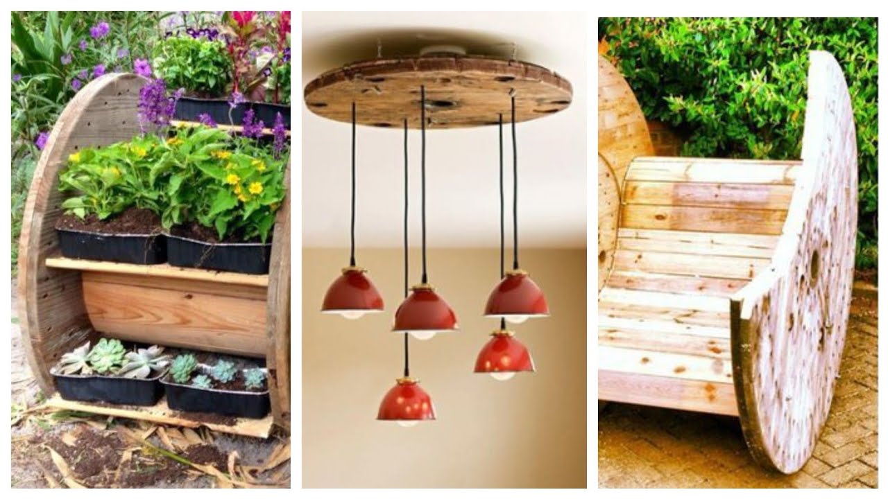 Деревянная шпуля | Красивые идеи для вас, чтобы вдохновиться