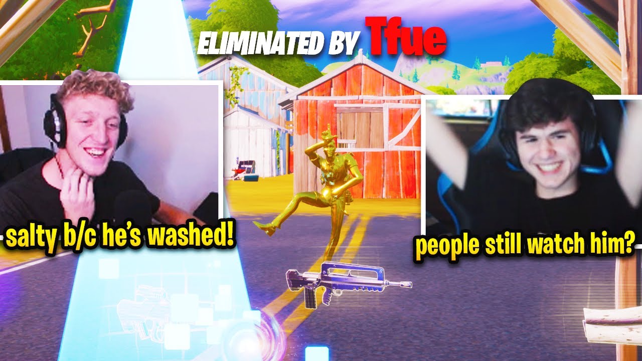 TFUE Reacts to BUGHA *ROASTING HIM* then SAYS THIS! (Fortnite Season 2)