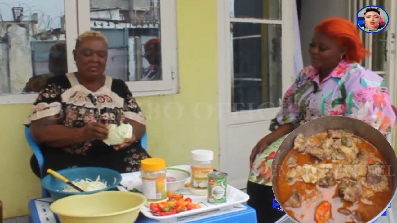 YA GABI ALAMBI NGOMBE YA FRAICHE ATIE CHOU NA LAIT DE COCOTIER, SUKA AMETELI LISUSU BA BORDURE