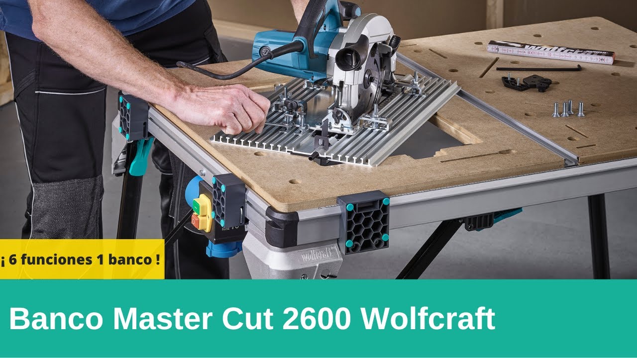 Master 2600  Wolfcraft ¡ El mejor banco MULTIFUNCIONAL!