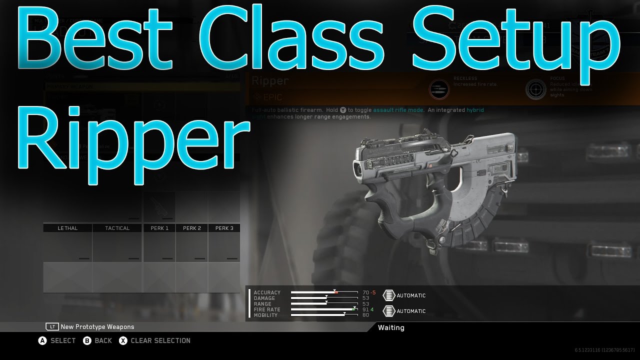 IW: Best Ripper Class Setup!