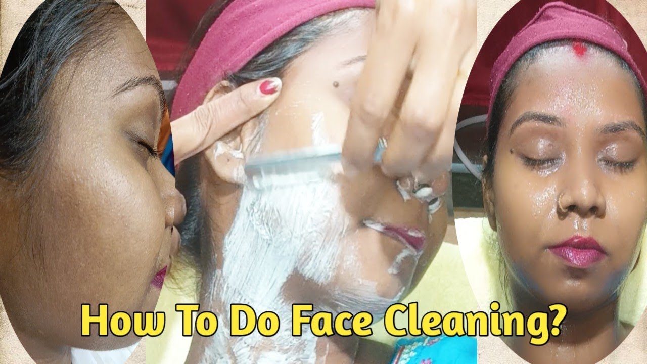 Unwanted Hair Shaving By Straight Razor || Face Clean Up @SwapnasLife28