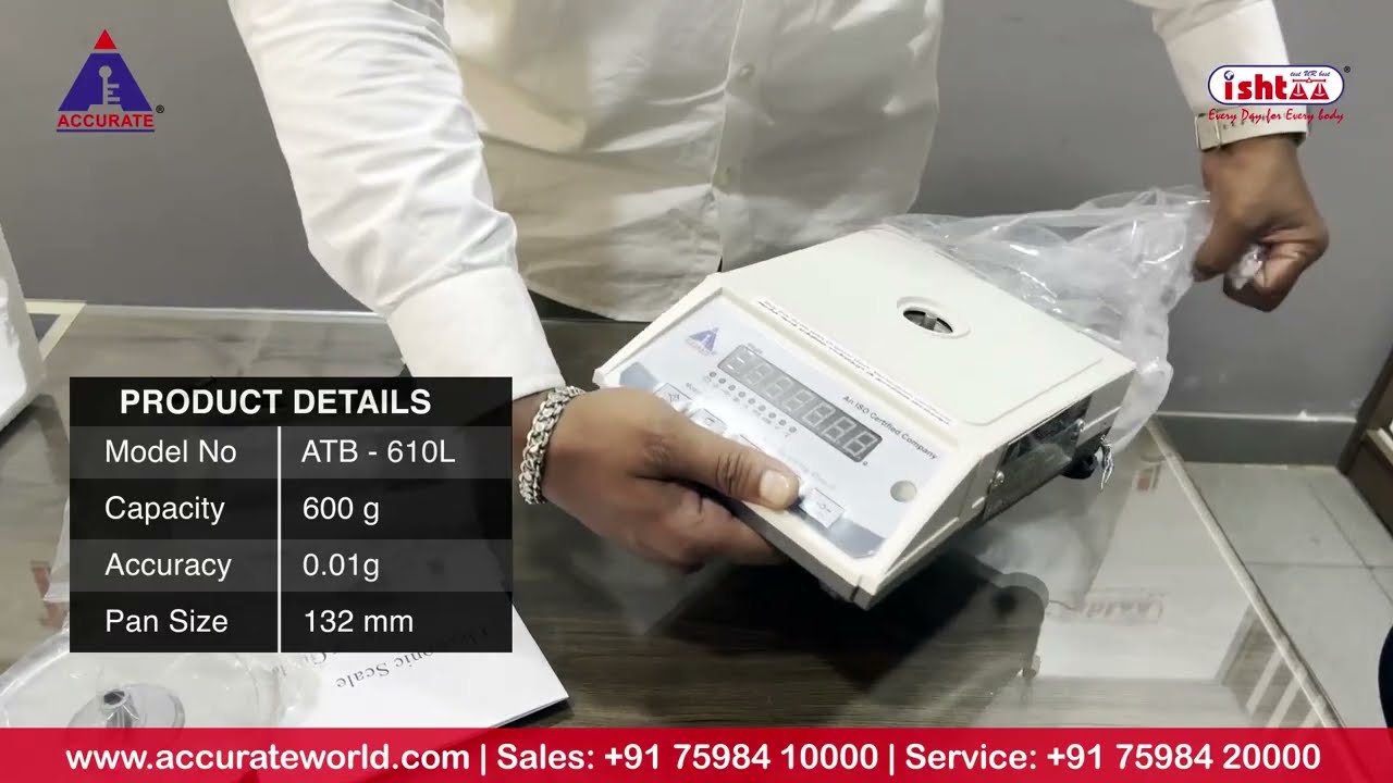 Jewellery Scale Unboxing and Setup Guide.