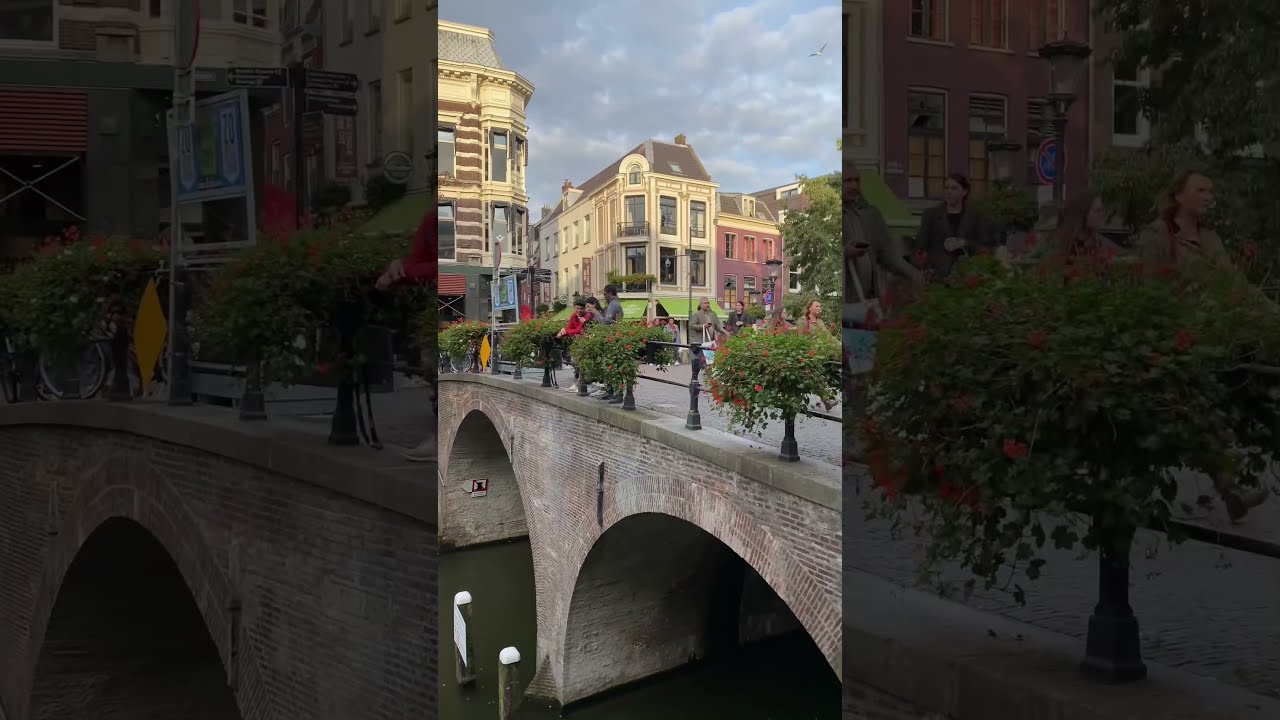 Utrecht City | Canals Walking Tour , The most beautiful city in Netherlands