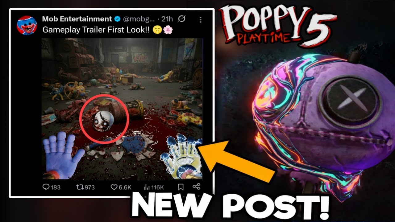 Poppy Playtime: Chapter 5 - New Official Gameplay Trailer Is Ready To Upload!! ⭐⭐ (New Post)