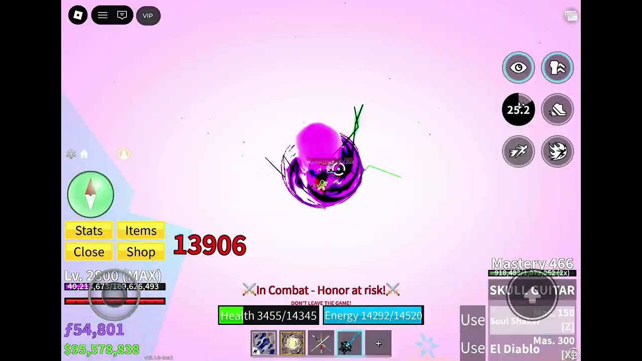 Pvp in blox fruits (insane)