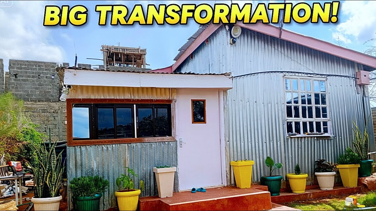EISH🔥: JAW-DROPPING TRANSFORMATION OF OUR MABATI HOUSE WITH BEAUTIFUL FLOWER POTS ✨