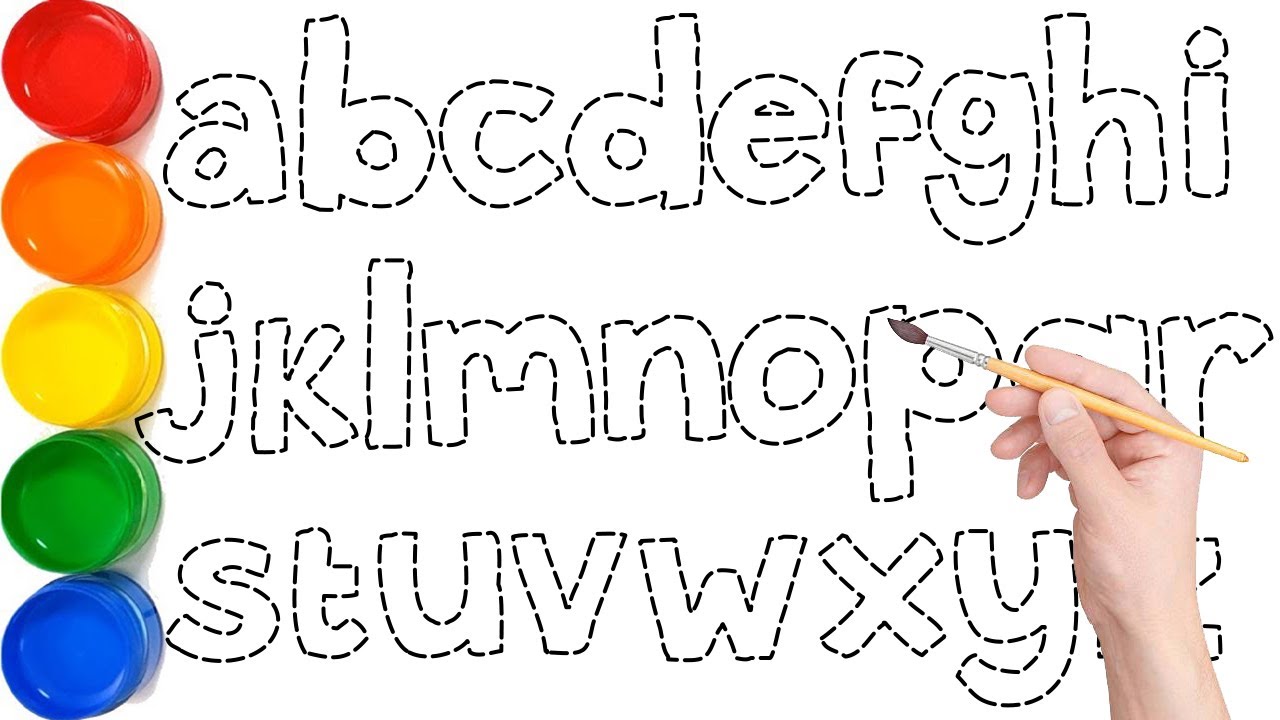 ABC for Kids // Let's Learn to Draw Small Letters Alphabet A to Z for Kids // ABC // Ks Art