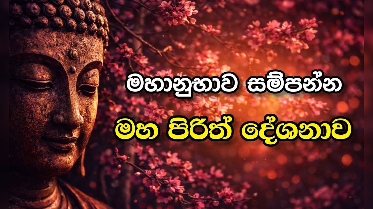 ✨ මහානුභාව සම්පන්න මහ පිරිත් දේශනාව ✨
🙏 සිත සන්සුන් කර ජීවිතයට රැකවරණය ලබාදෙන පිරිත් 🙏