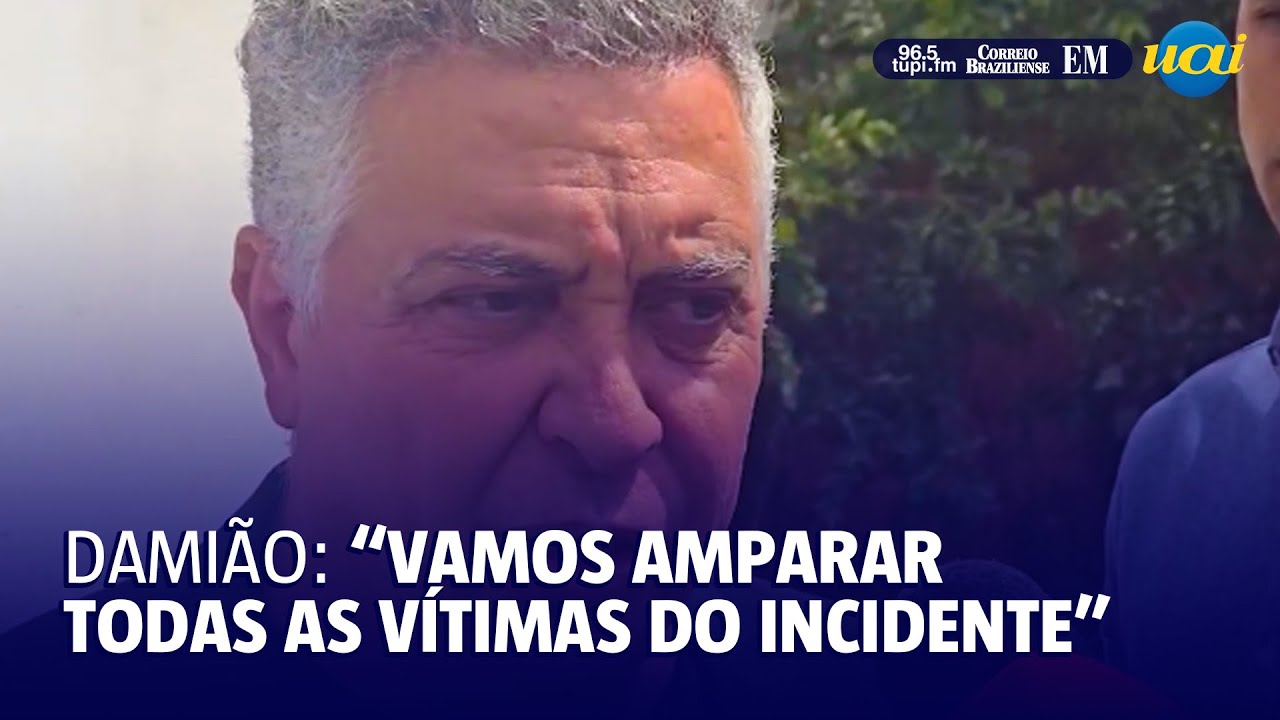 Vice-prefeito Álvaro Damião visita local do desabamento no Paulo VI