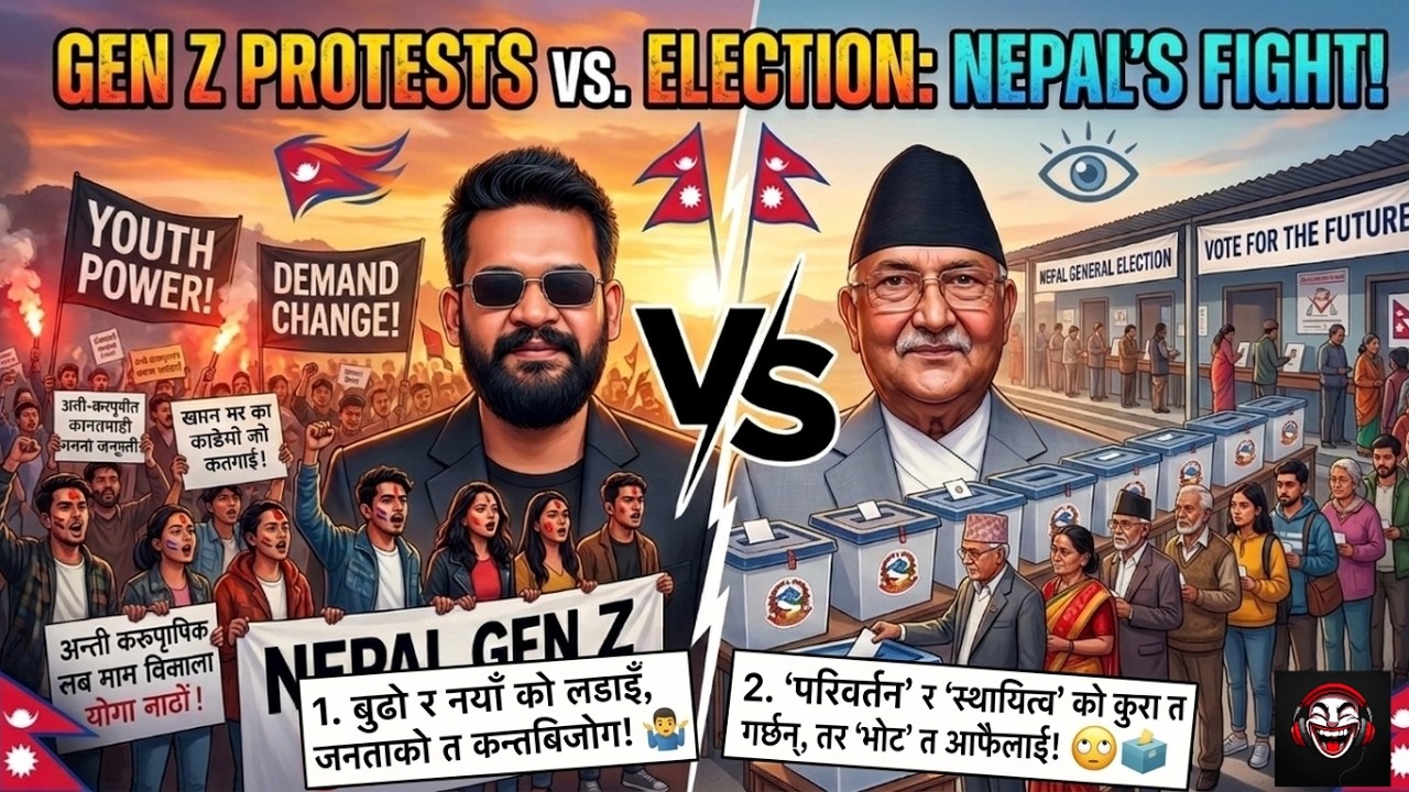 Genz protest and nepal election emotional moments | memes | nepali core | EP-1 | 🇳🇵