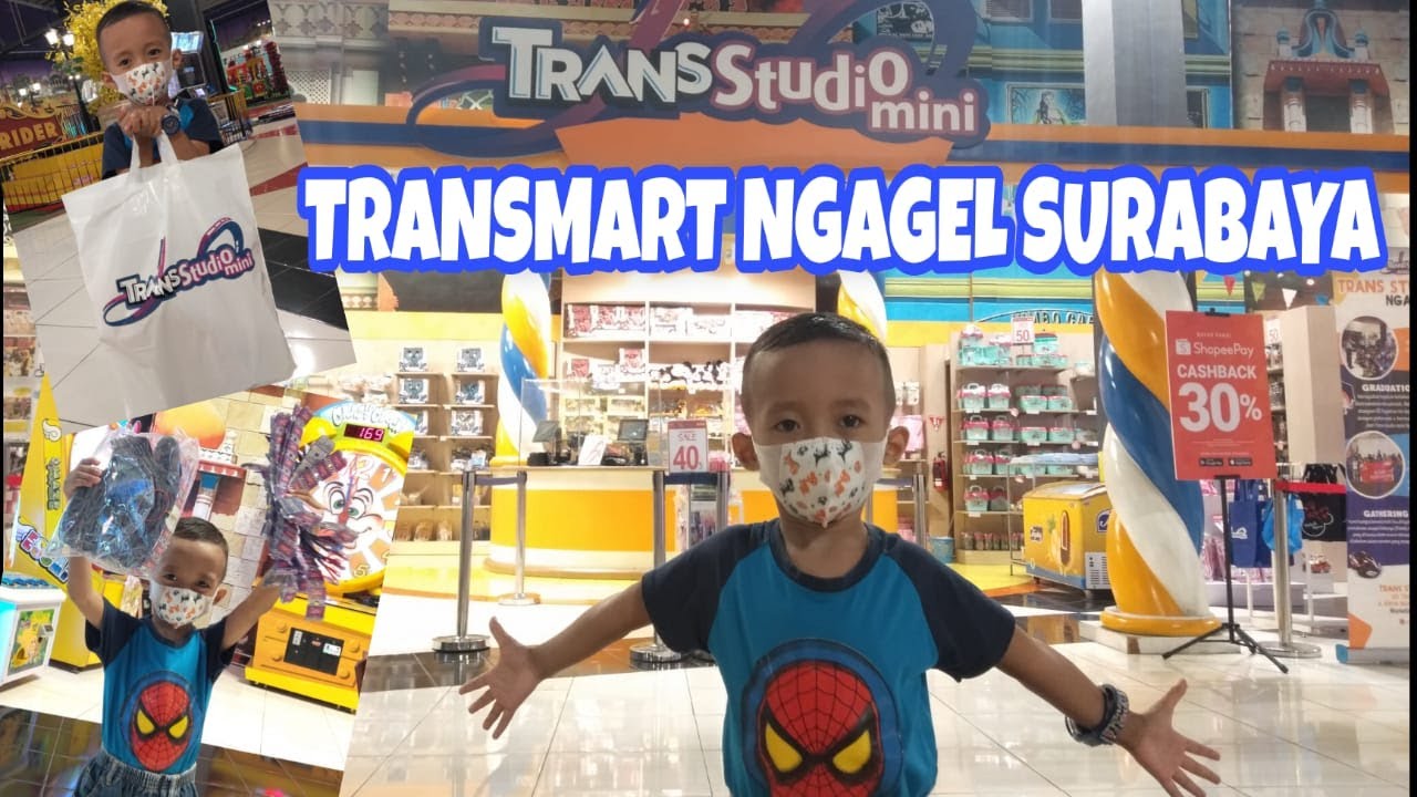 TRANSMART NGAGEL SURABAYA TERBARU | MAIN & TUKAR TIKET DI TRANSTUDIO MINI TRANSMART NGAGEL 🐘