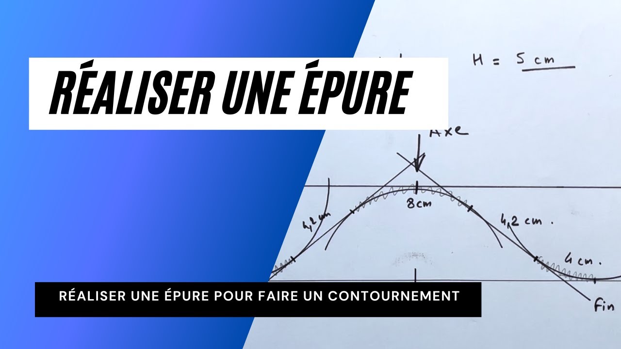 Réaliser une épure pour un contournement