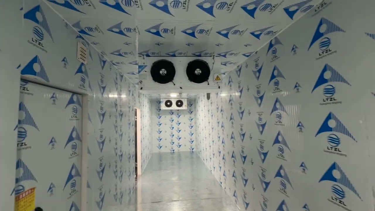 @Condenser unit/@cold storage @construction /@cold room.@Frozen room seafood food