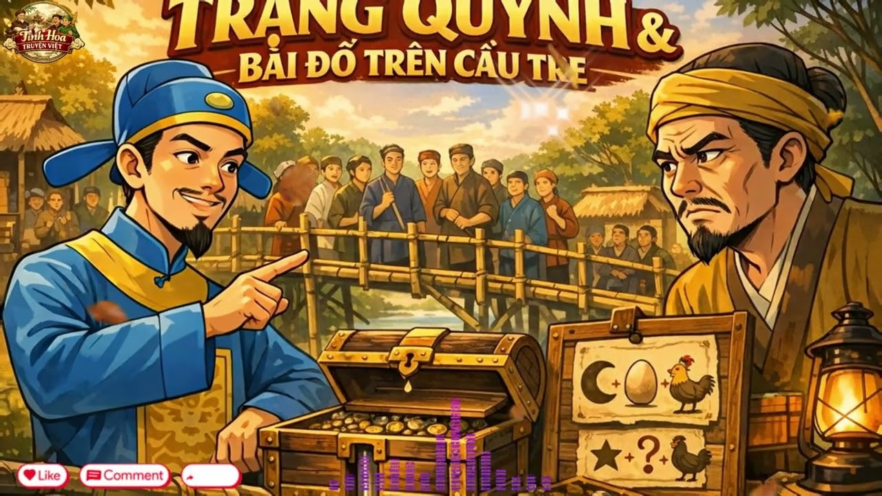 CÁCH Trạng Quỳnh Phá Án Cầu Tre: Lộ Dấu Chân & Dấu Sơn Son