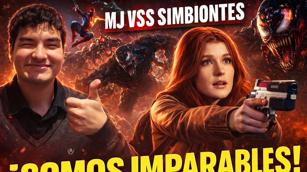 MJ vs Los Simbiontes... ¡Nadie la Detiene！🕷️🔥 #marvel #spiderman2 #ps5 