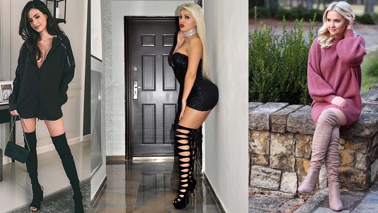 Over The Knee Boot Fashion | Fashion Dresses and High Heel Fashion