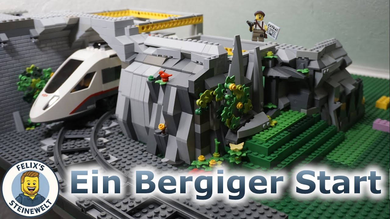 Ein bergiger Start ⛰️ | Mein erstes Klemmbaustein-Projekt – Berg & Höhle