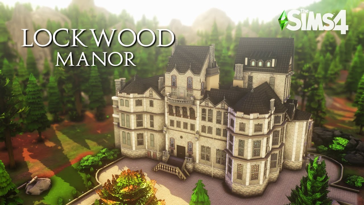 L O C K W O O D 🦕 M A N O R | JURASSIC PARK | NO CC | THE SIMS 4 | BY RUSTICSIMS