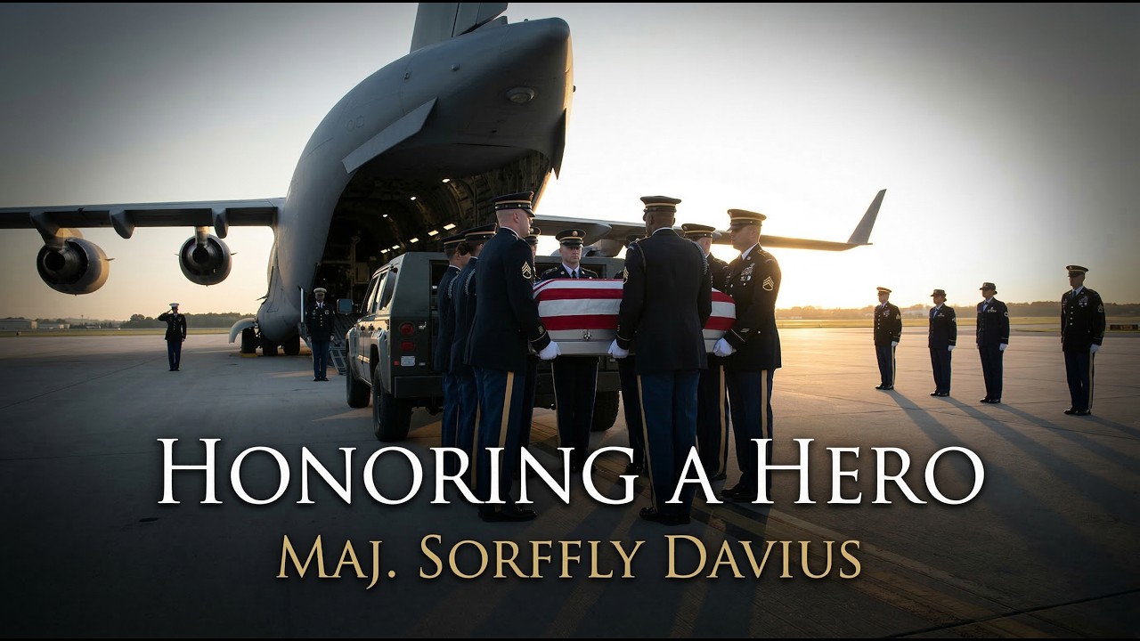 Dignified Transfer: U.S. Army Maj. Sorffly Davius Returns Home | Tragic Loss at Camp Buehring