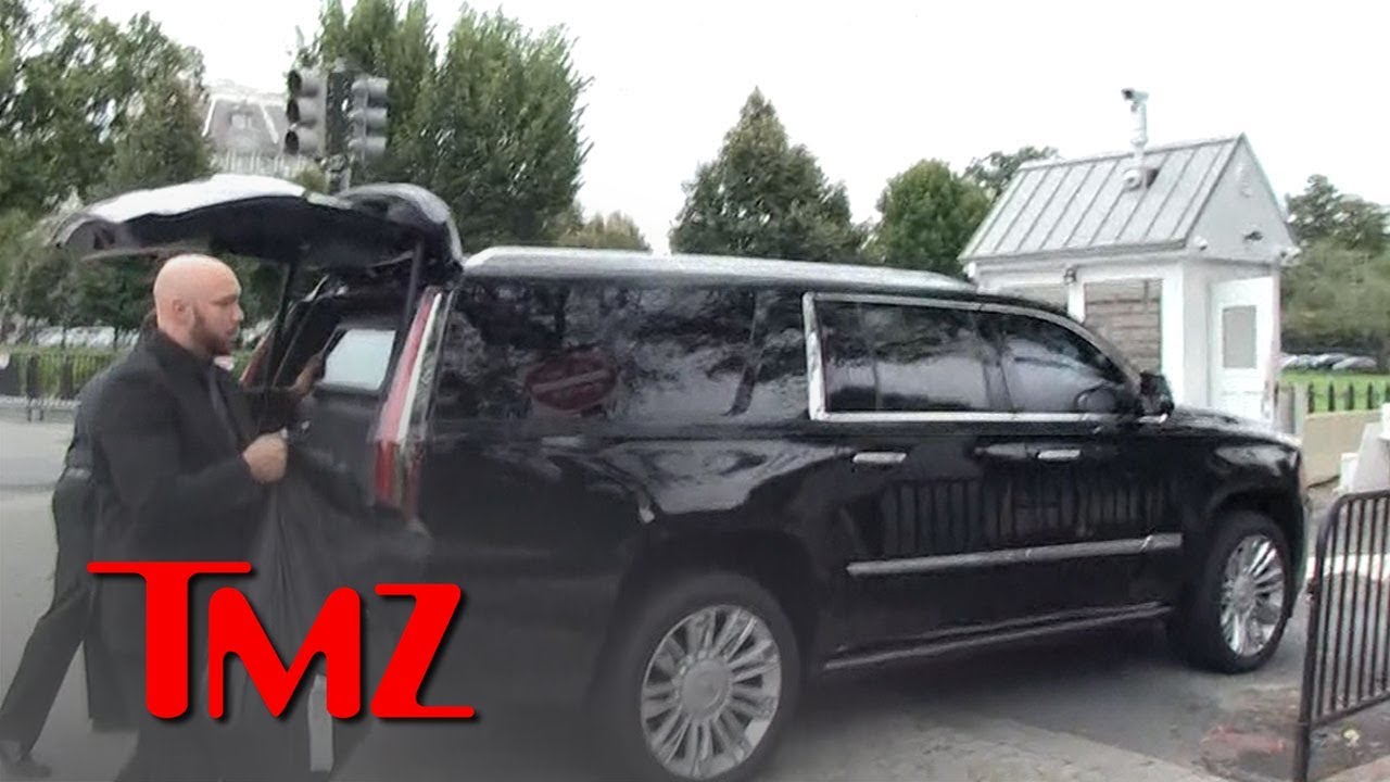 Kanye West Arrives at White House for Lunch with President Trump With Yeezys | TMZ