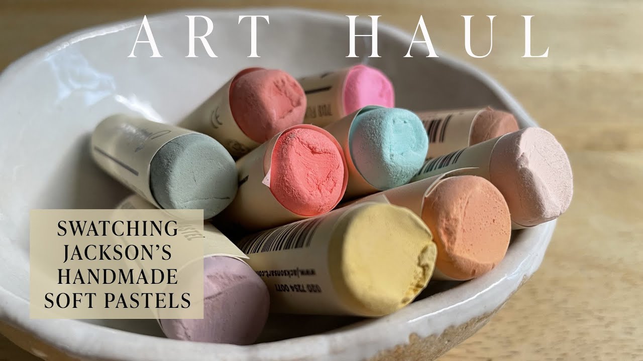 Art Haul Unboxing - Jackson's Handmade Soft Pastel Swatching