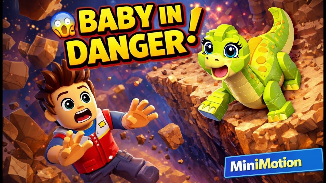 Baby Brachiosaurus in Danger! 🦕 LEGO Dino Rescue Mission