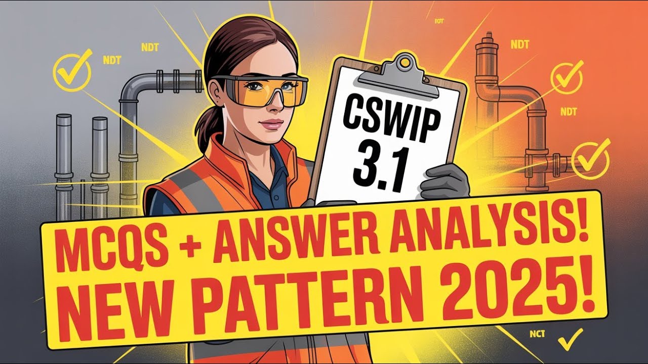 Сдайте экзамен CSWIP 3.1! 🚀 Наиболее распространенные вопросы по сварке с ответами экспертов (53)