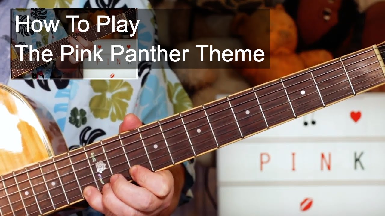 'Pink Panther Theme' Henry Mancini Guitar Lesson