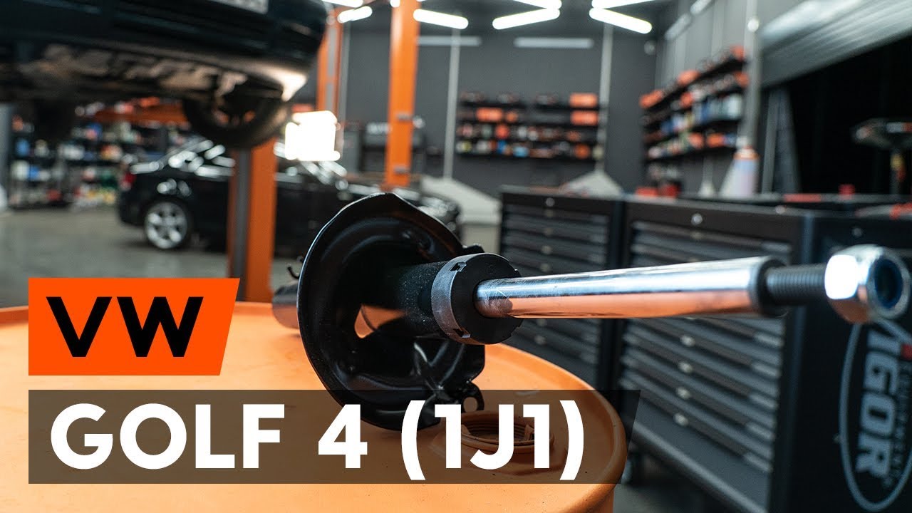 Cum se înlocuiește telescopul amortizorului față VW GOLF 4 (1J1) [TUTORIAL AUTODOC]