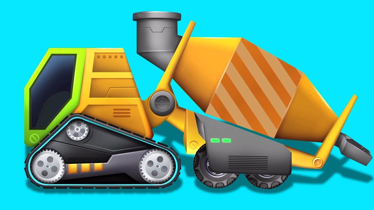 Betoneira | futura carro garagem | cimento Caminhão para crianças | Concrete Mixer | Car Garage