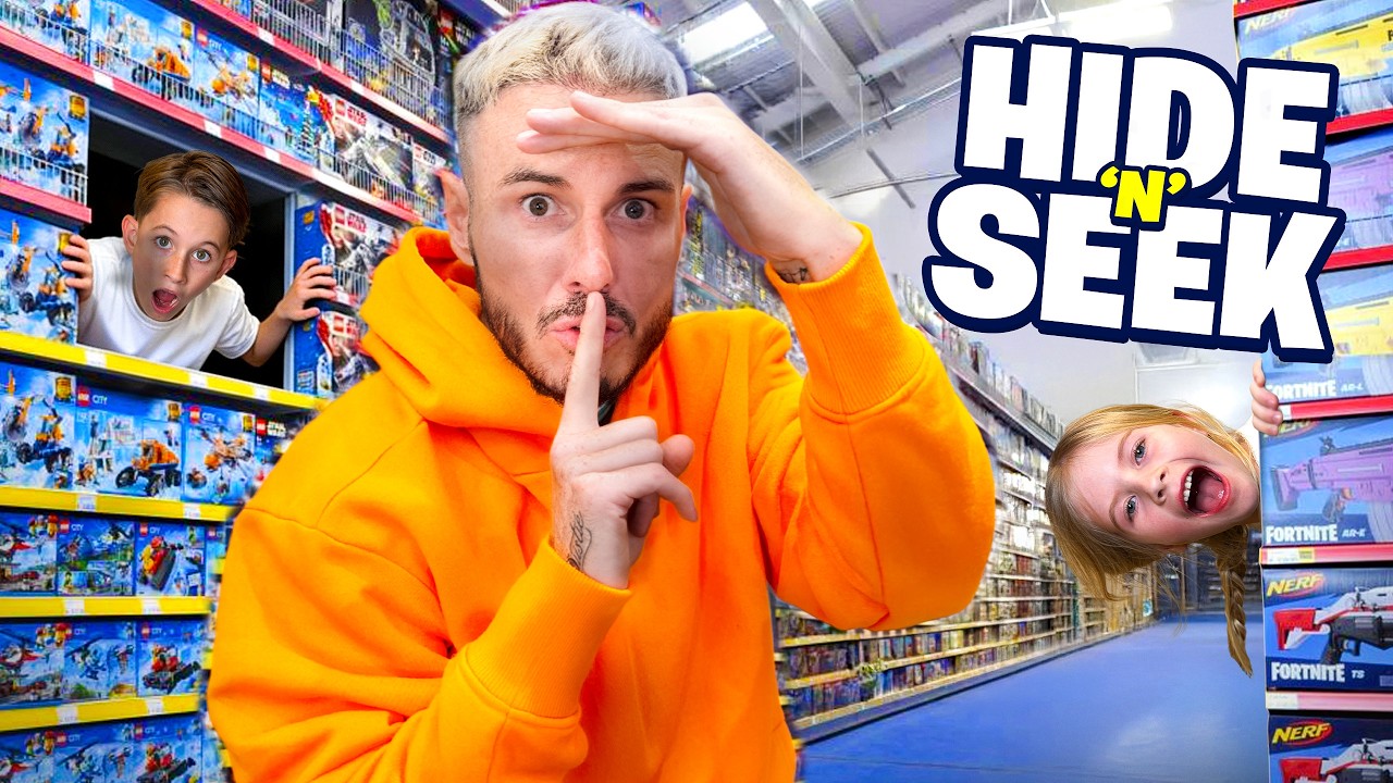 Hide & Seek In WORLDS BIGGEST TOY STORE!