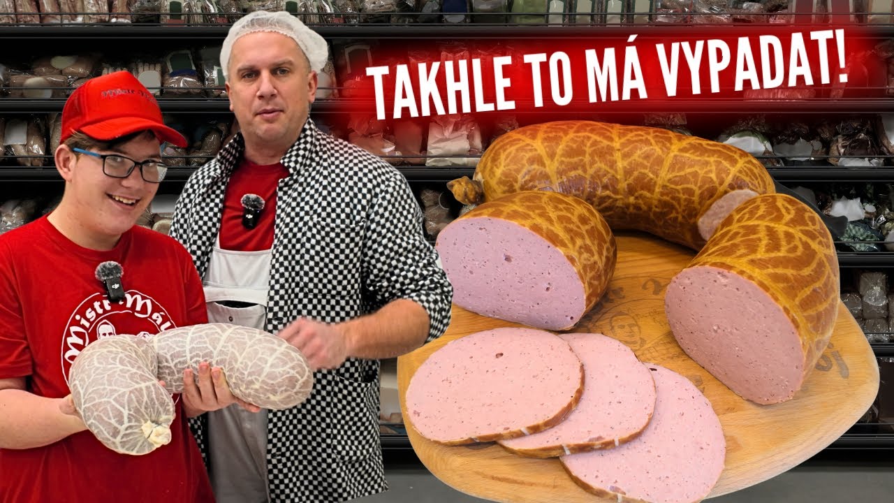 TAKHLE MÁ VYPADAT POCTIVÝ SALÁM! | Domácí libový salám ve stylu JUNIOR bez chemie