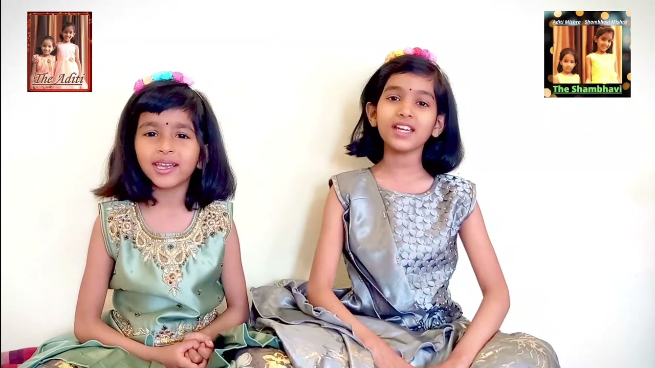 Cover Song - Namo Bhagwati Maa Saraswati (Hindi) by Aditi & Shambhavi Mishra