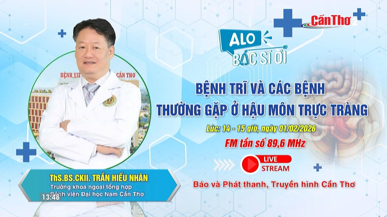 [🔴 Live] ALO BÁC SĨ ƠI | Chủ đề: Bệnh trĩ và các bệnh thường gặp ở hậu môn trực tràng