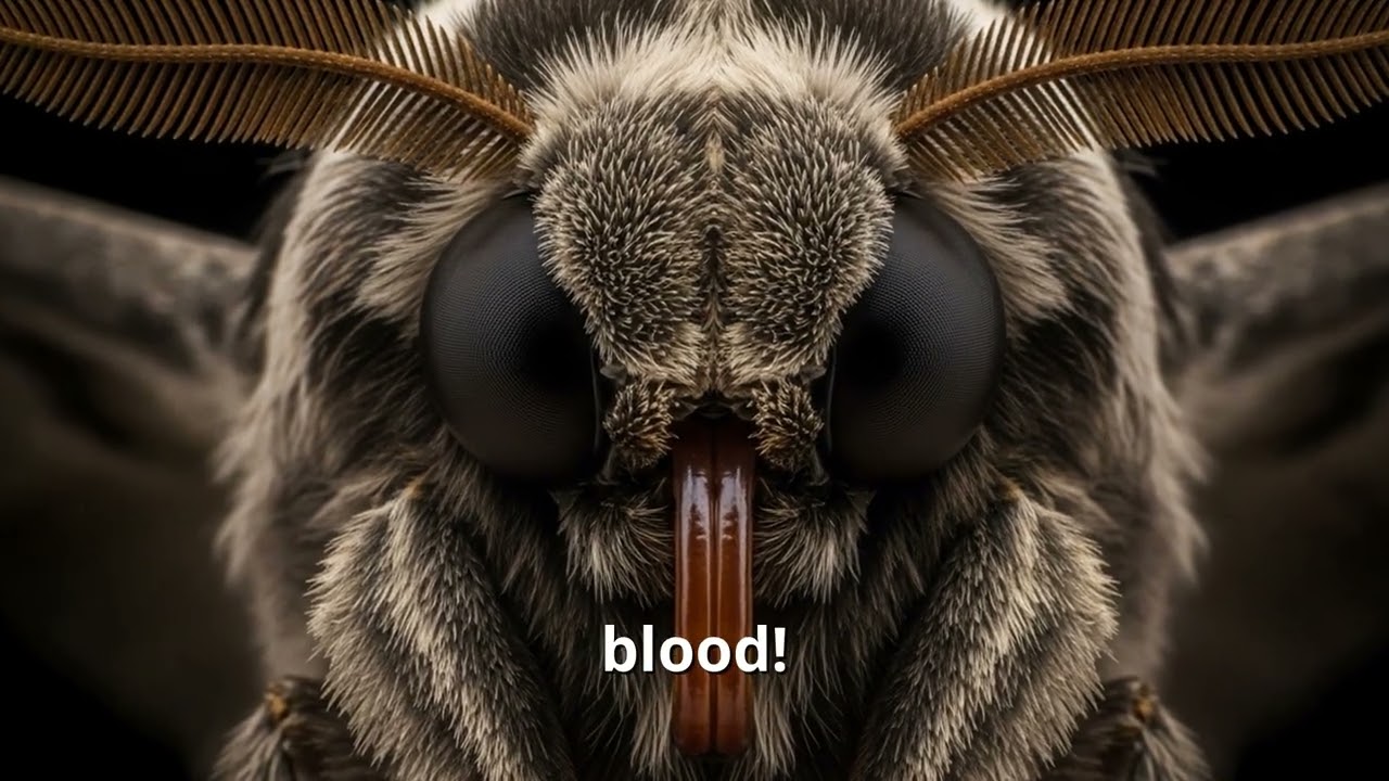 This MOTH Drinks Your BLOOD! (Real-Life Vampire Horror)