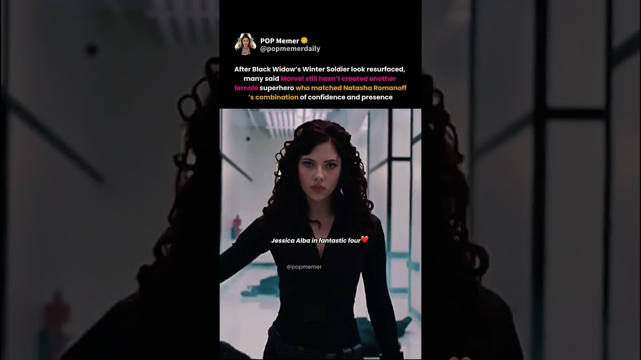 black widow's winter soldier look had fans saying natasha was on another level 🔥 #marvel