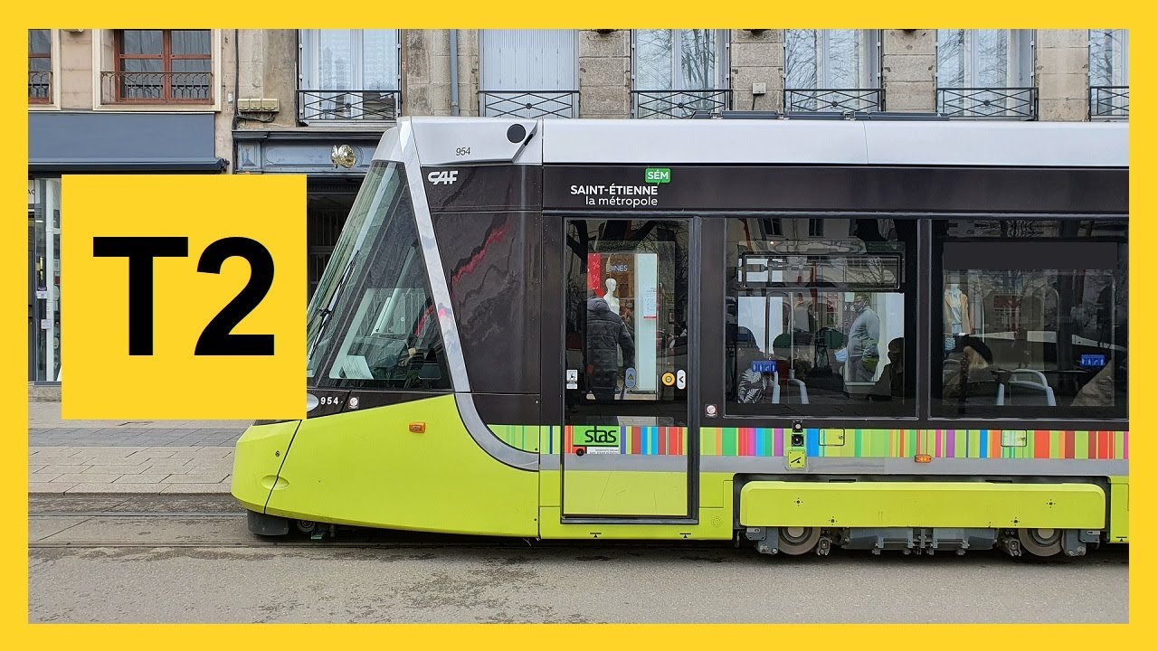 [Cab Ride] A bord d'une CAF Urbos 3 sur la ligne T2 du tramway de Saint-Étienne