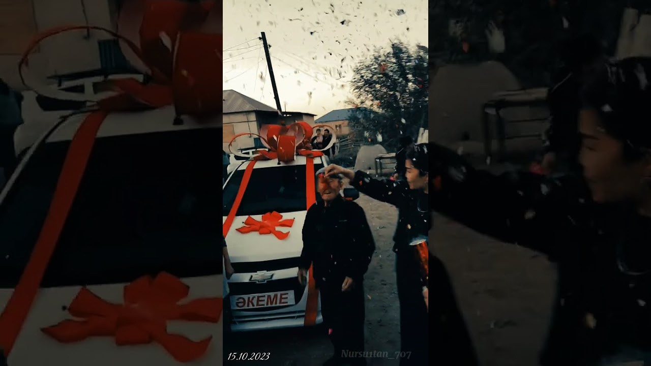 халхабад акесине кызларынан сыйлык