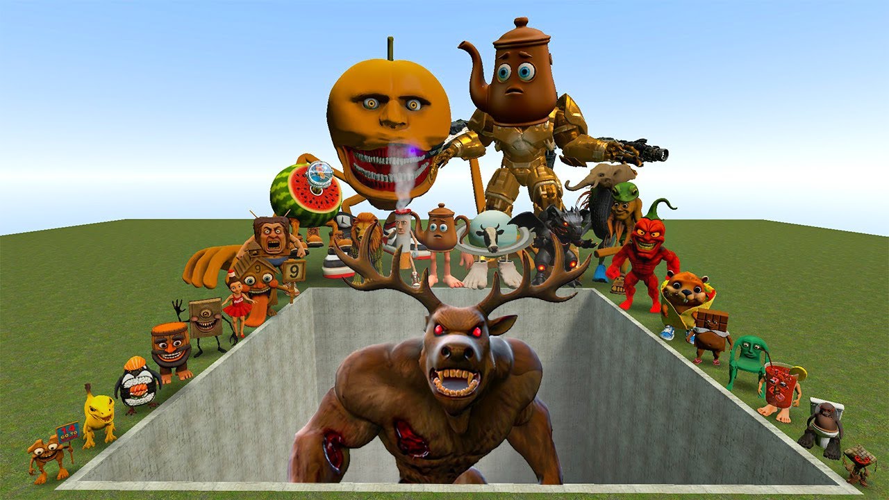 All New Italian AI Brainrot Memes vs Giant Pit with Cursed Deer Phase 4! Roblox 99 Nights – Gmod