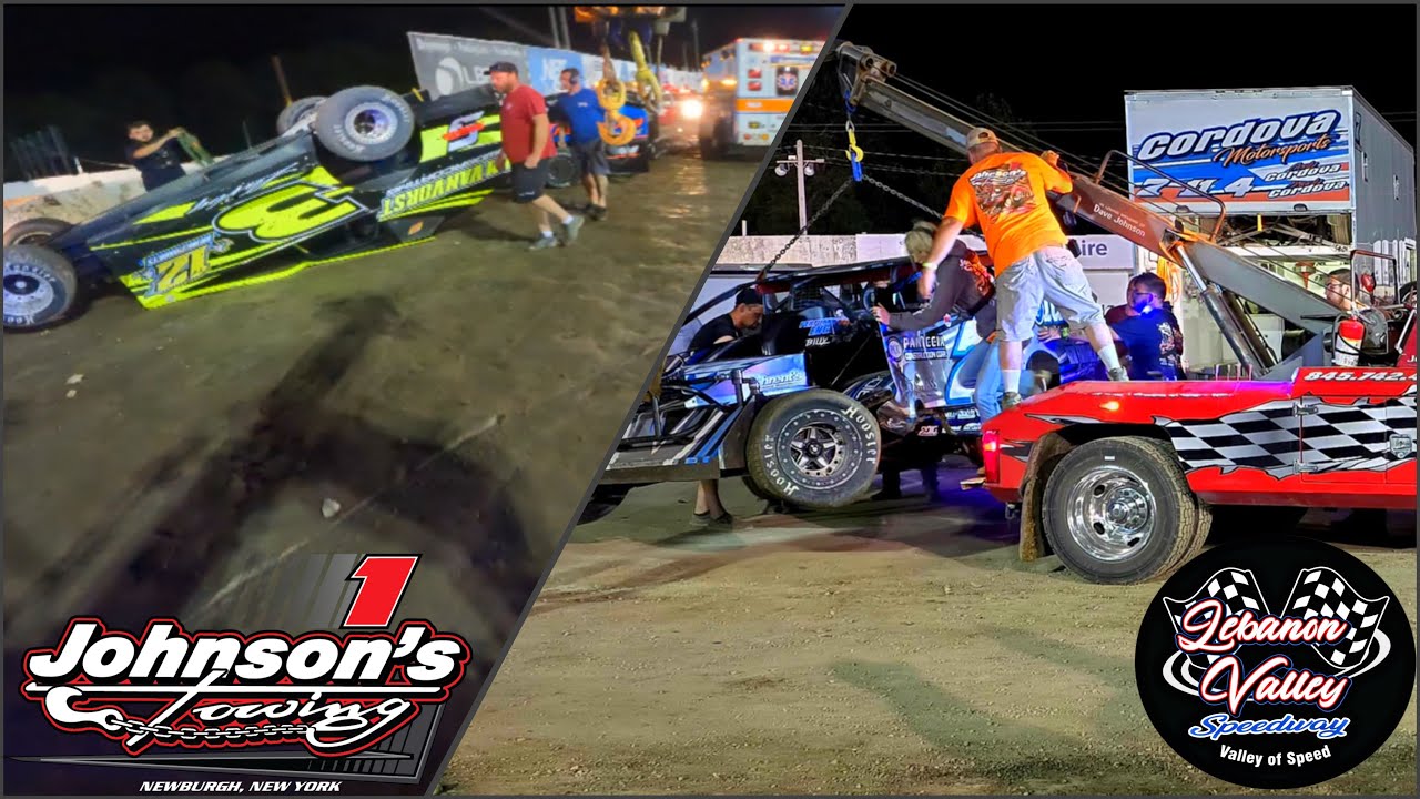 Towing At Lebanon Valley Speedway On 8-16-25 (Hard Wrecks) 