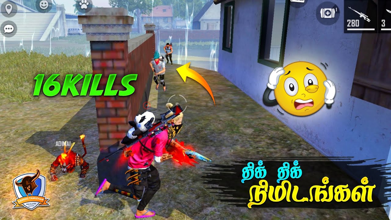 திக் திக் நிமிடங்கள்!😭| Free Fire Attacking Squad Ranked GamePlay Tamil|Ranked |Tips&TRicks Tamil