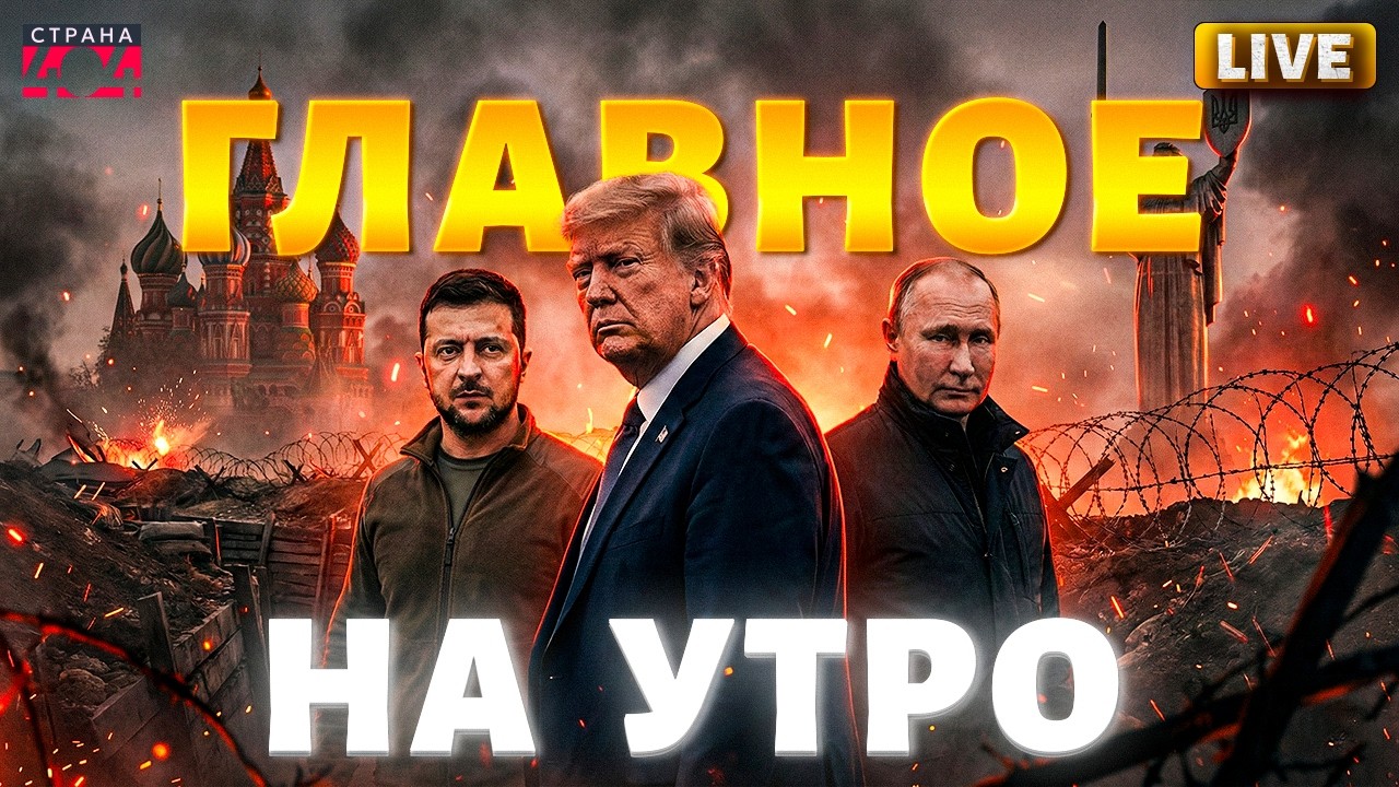 ГЛАВНОЕ на утро | Зеленский ОТВЕТИЛ США! УСЛОВИЯ Кремлю по войне.  РФ разносит ОТВЕТКА от ВСУ | LIVE
