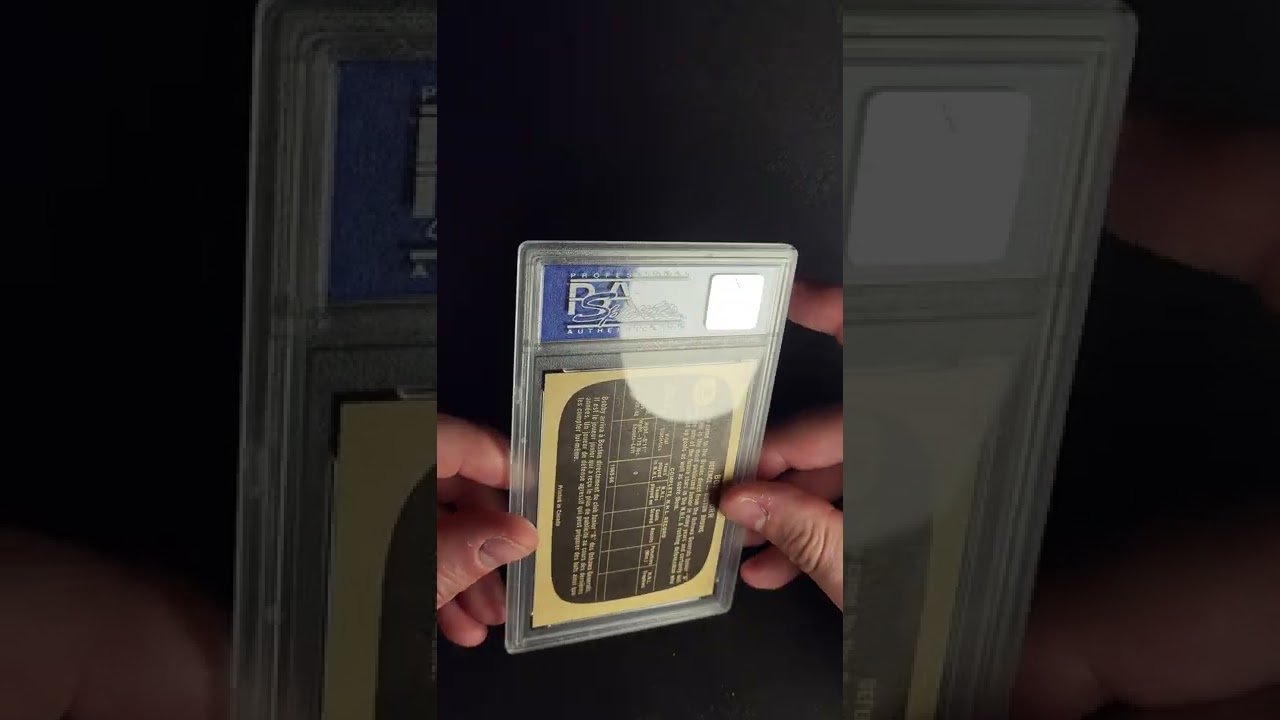 1966 Topps Hockey Bobby Orr ROOKIE #35 PSA 8 NM-MT