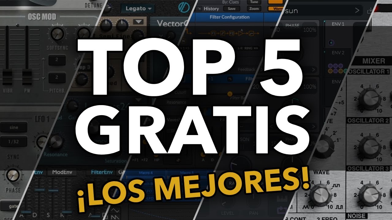 5 MEJORES SINTETIZADORES GRATIS