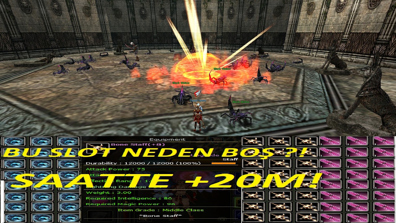 Bu Slot Neden Boş ?! İnanılmaz Bone Staff Farmı !