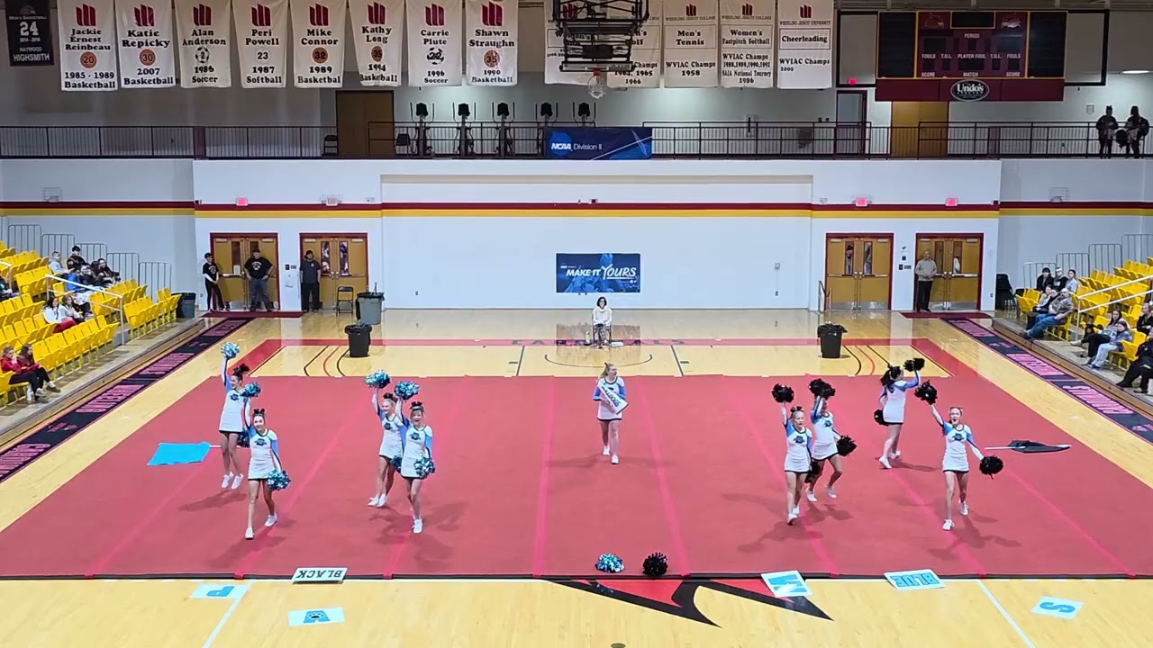 Bridgeport High School Small Non Tumbling at OVAC Cheer Competition 2026 💙