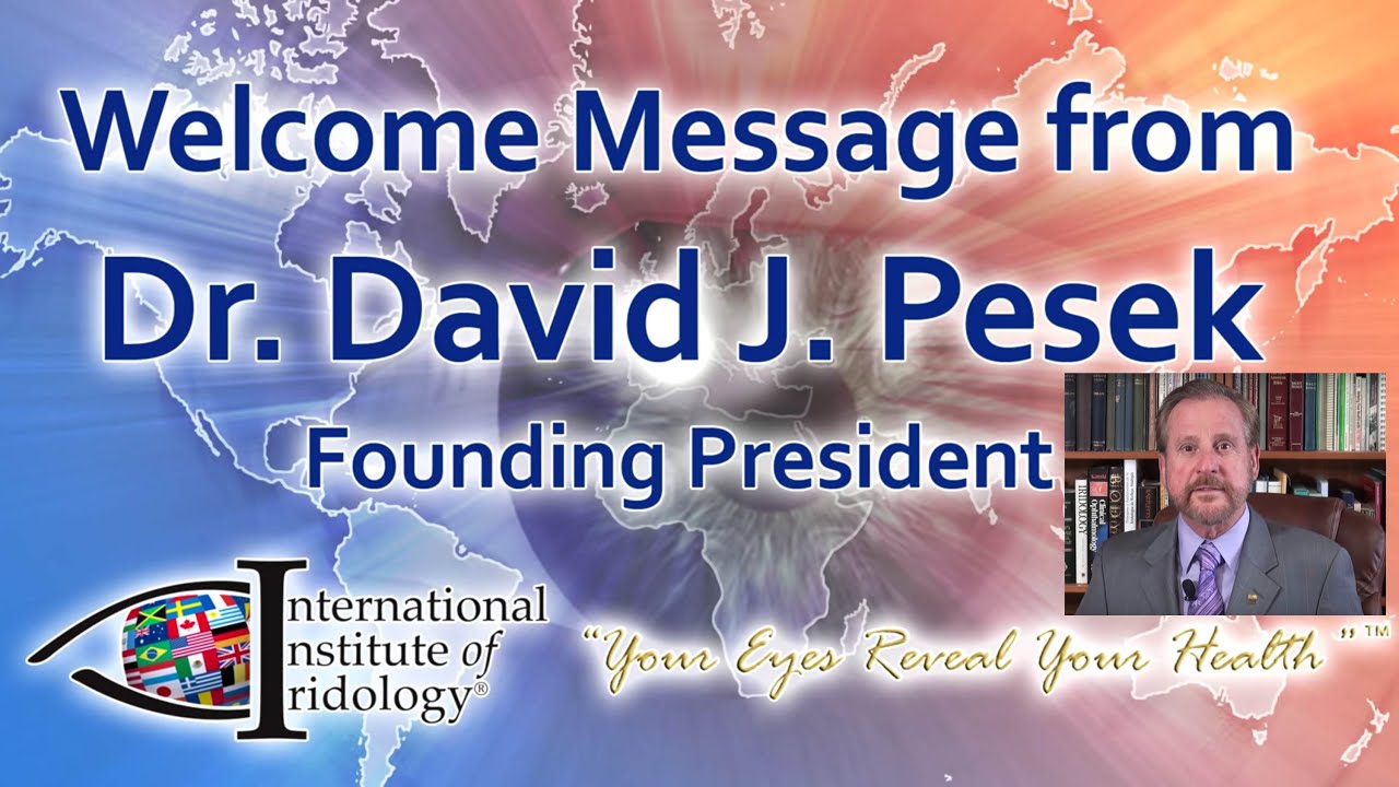 Welcome Message from the Founding President, Dr. David J. Pesek