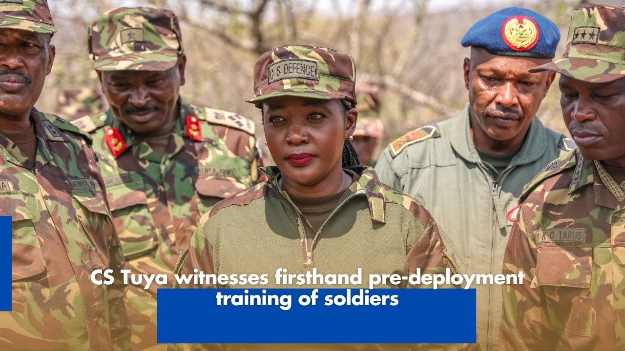 CS Tuya witnesses firsthand pre deployment training of soldiers