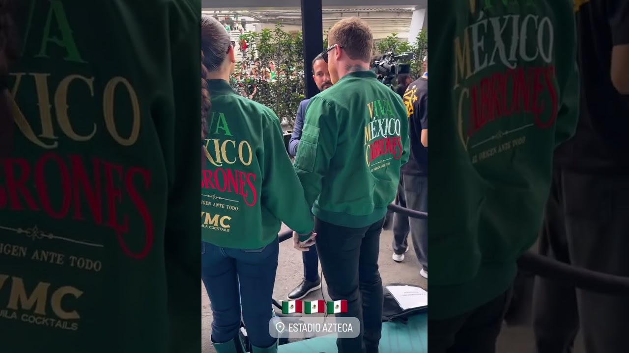 Canelo Alvarez is in attendance at the opening World Cup game between Mexico and South Africa